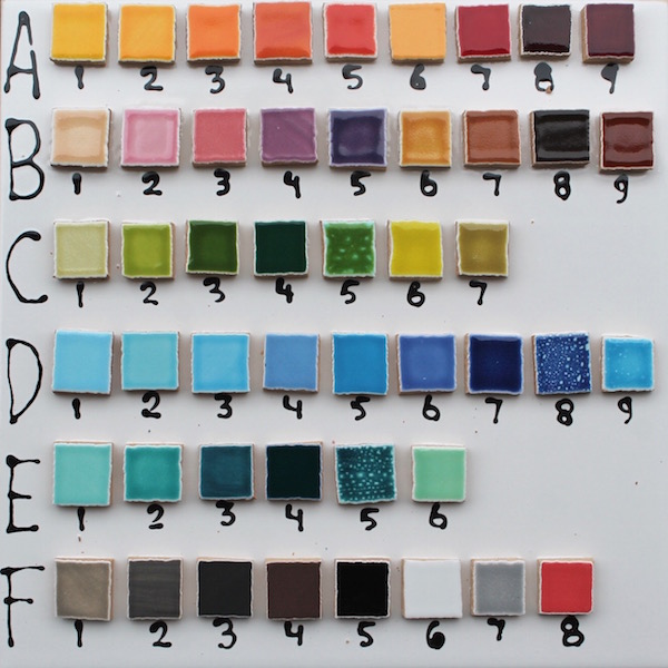 Materials / Phebus color chart